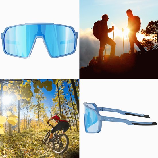 MowMow® Fotochromatische Zonnebril - Sportbril - Fietsbril - Wintersport - LuxaLens - SuperHero-003 van MowMow — afbeelding 4