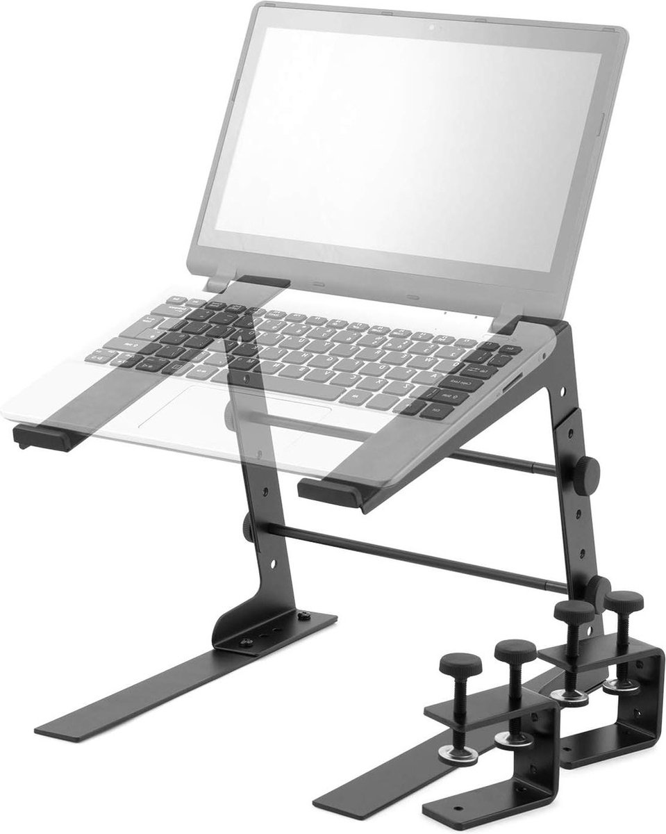 Laptop- en DJ-standaard voor Music LEC14-BK