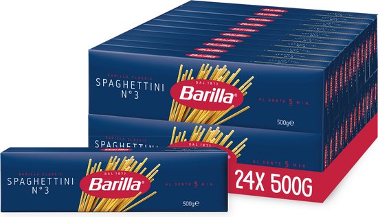Barilla Spaghettini - Traditioneel Italiaans - Pasta - 24 x 500g