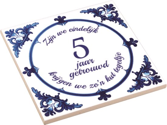 Huwelijk Cadeau | Zijn We Eindelijk 5 Jaar Getrouwd, Krijgen We Zo'n