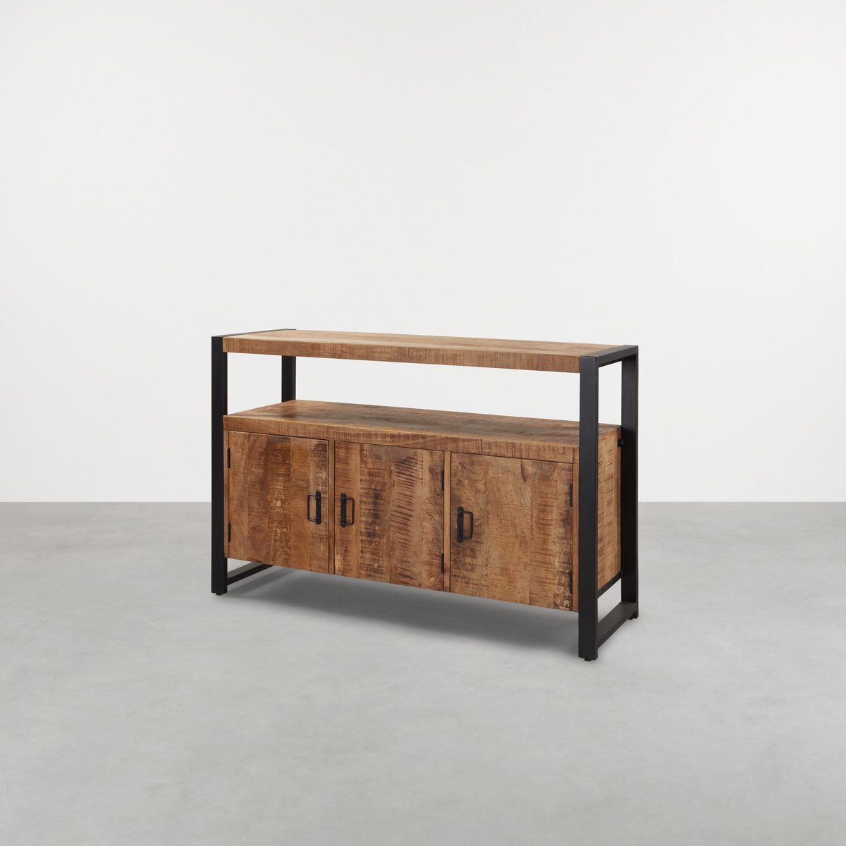 Dressoir mangohout 3 deuren serie Britt wandkast
