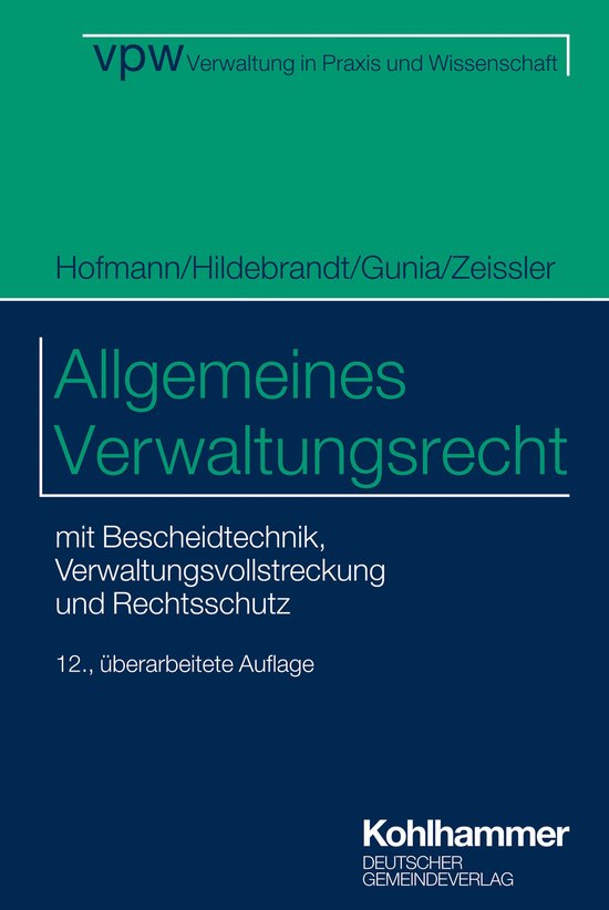 Allgemeines Verwaltungsrecht - cover