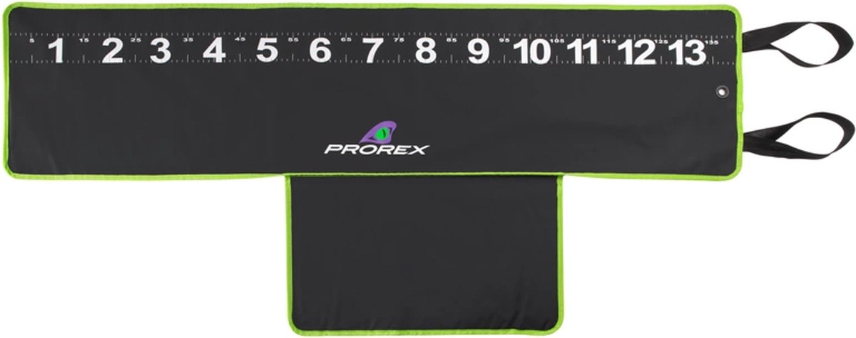 Prorex Lunker Measure Mat 140cm Incl. Bag Zwart 140cm
