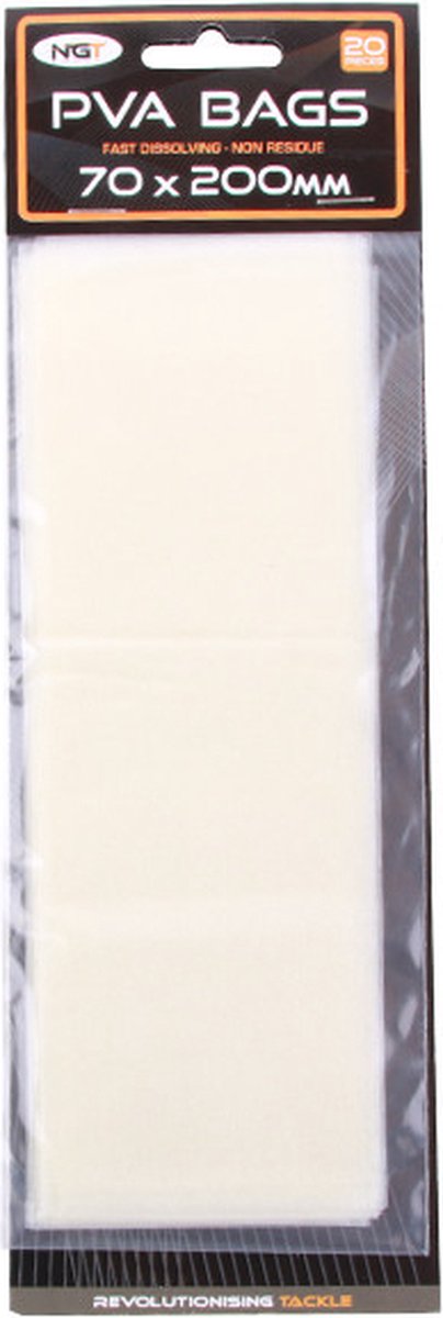 NGT Pva Bags Transparant 70x200mm