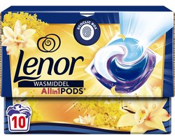 Lenor All-in-1 Pods La Selection Florale Wasmiddelcapsules Vanille & Mimosa 4x10 stuks
