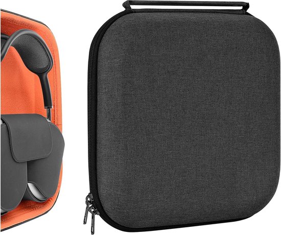 Geekria UltraShell-koptelefoonhoes Compatibel met JBL Tour ONE, Live 650 BTNC, TUNE 750, Live 500BT, E65BTNC-hoes, vervangende harde schaal reisdraagtas met kabelopslag (donkergrijs