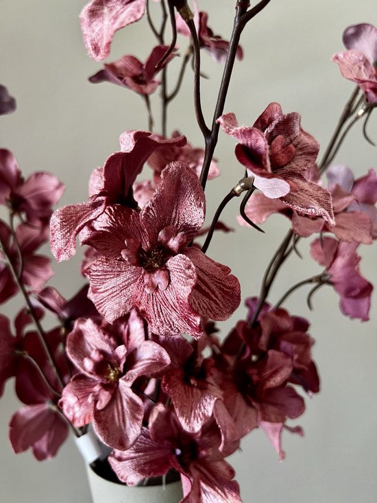 Delphinium spray glamour 87 cm hoog - roze | bol