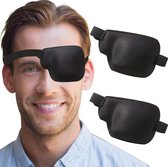 Bol.com 2 Stuks 3D -oogplekken voor volwassenen ooglapje voor lui oog zacht ooglapje voor na een operatie - Comfortabel oogmaske... aanbieding