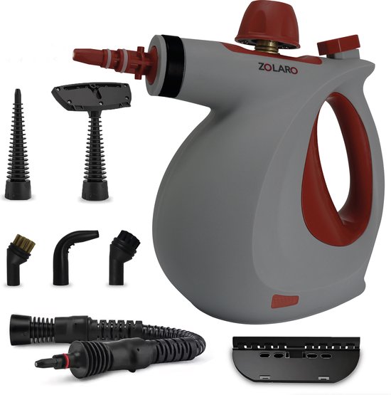 Handstoomreiniger Zolaro Stoomreiniger - Handstomer - Keuken, badkamer & bank reinigen - Vlekkenreiniger - 1150 Watt - 450 ML