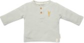 Little Dutch Newborn Little Farm Waffle Soft Green - Bébé - Garçons et Filles - T-shirt à manches longues - Taille 62