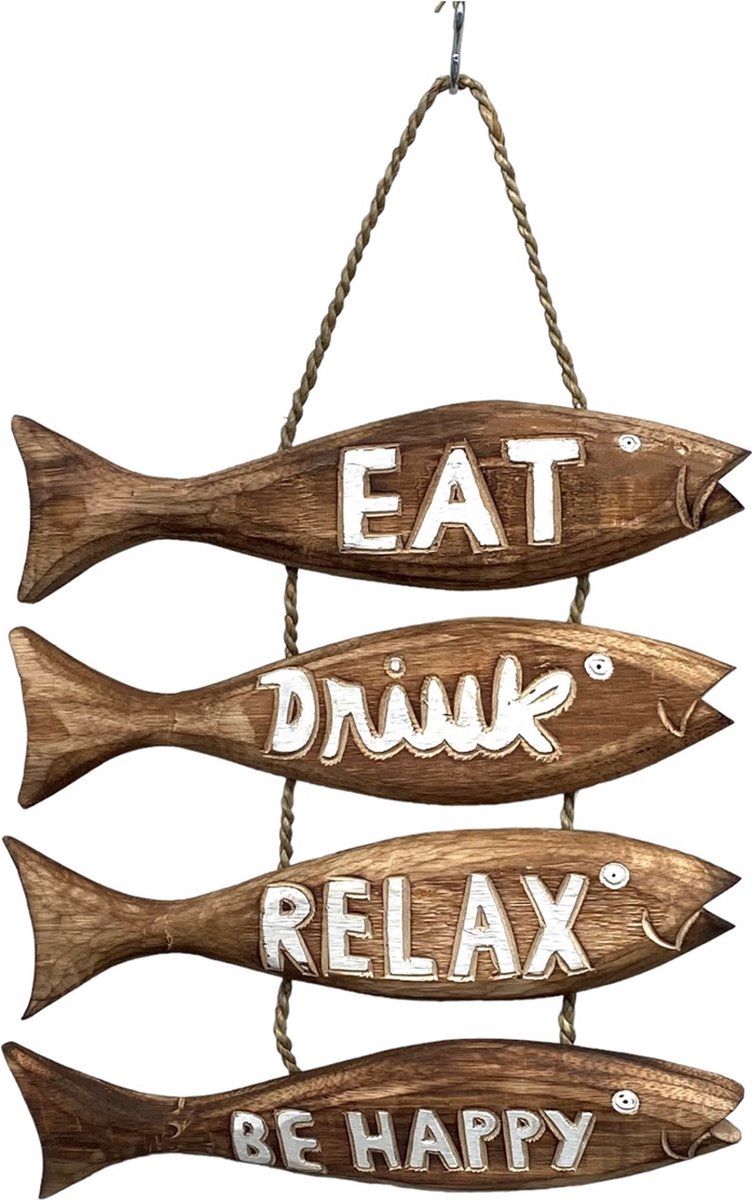 Hanger Eat drink 65 x 10 cm