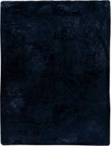 Heaven Plaid - fleece Deken fluffy plaid - 150x200cm navi donkner blauw
