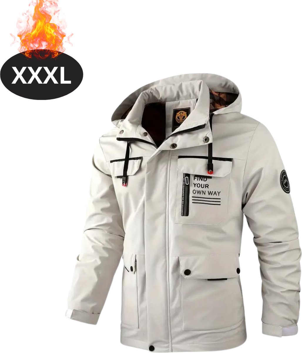 Nivard Windjas Voor Heren Parka Lente & Herfst Jas Volwassen Xxxl