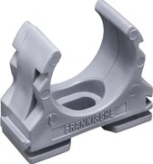 Fränkische klembeugel - 20mm - PVC - grijs per 100 stuks