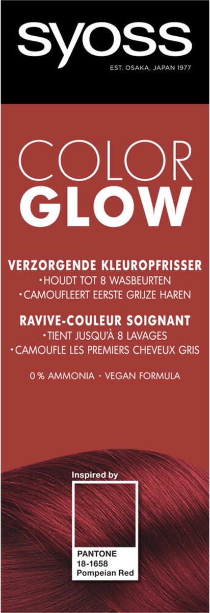 Syoss Color Glow Kleuropfrisser Pompeian Red 100 ml