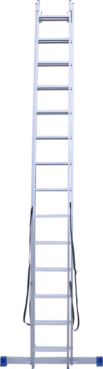 Alumexx reformladder - 2x14 Treden - Lengte 633 cm - Aluminium