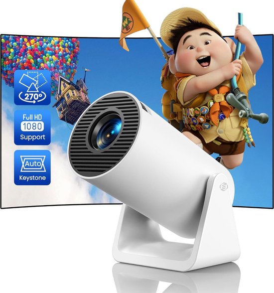 Equivera Mini Beamer - Draagbare Beamer - Beamer - Mini Beamer Projector - Projector - Mini Projector