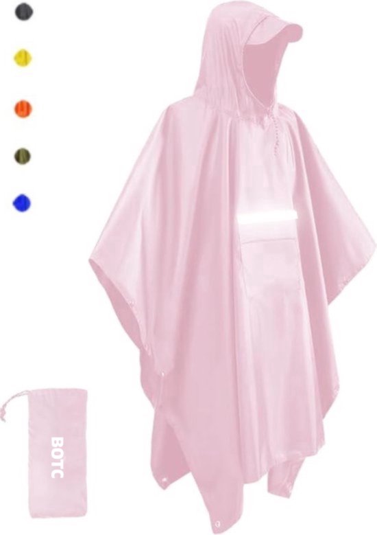 Reflecterende Regenponcho