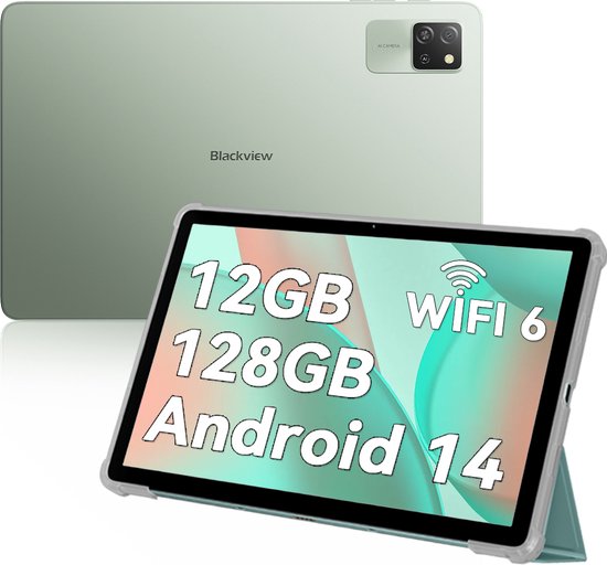 Blackview Tab 60 WiFi Android 14 Tablet - 12GB+128GB(1TB Externe
