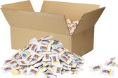Bol.com Tony's Chocolonely Tiny Tony's Witte Chocolade - Bulk doos van 10 Kilo Fairtrade Belgische Chocola - circa 1112 stuks aanbieding