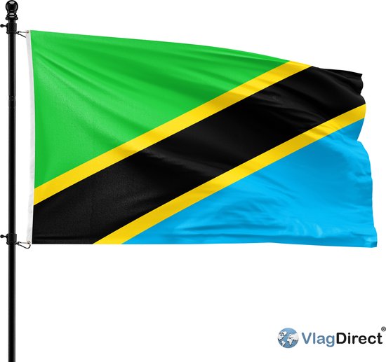 AZ FLAG Mauritius Tafelvlag 15x10 cm - Mauritius Bureauvlag 15 x 10 cm - gouden speerblad