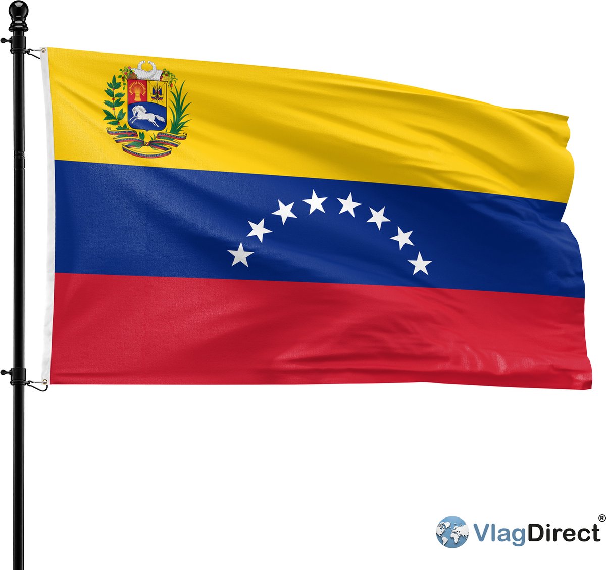 VlagDirect - Venezolaanse vlag - Venezuela vlag - 90 x 150 cm.