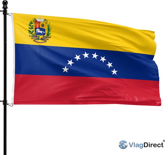 VlagDirect - Venezolaanse vlag - Venezuela vlag - 90 x 150 cm.