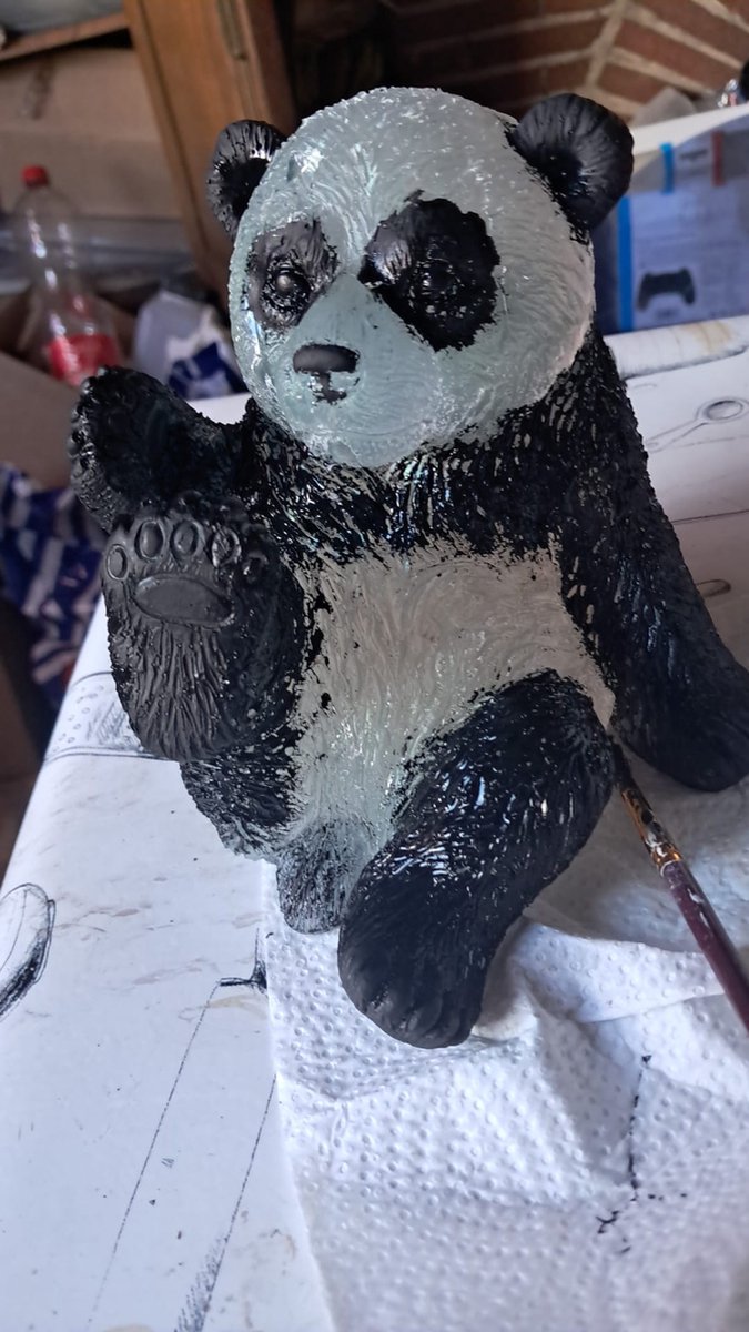 starwolf, beeld panda, geschenk, decoratie