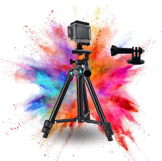 Foto: Tronicxl tripod 30 60cm 3 delig camerastatief geschikt voor dji osmo gopro hero hero 3 4 5 6 7 8 9 10 11 12 13 session action cam mount voor uw camera tas tafel statief met houder