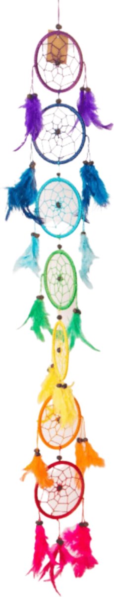 Dromenvanger 9cm 7 chakras - 75cm Lengte