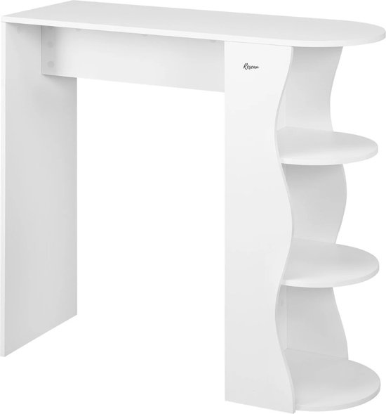 Statafel - Zwart - 80x110 cm - Inklapbaar