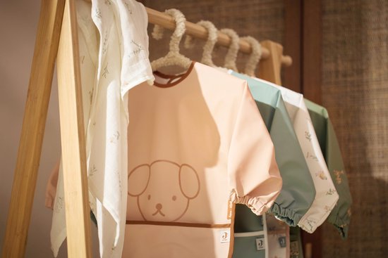 Jollein x Nijntje - Baby Slab Waterproof met Mouw - Miffy Peekaboo Wild Rose van Jollein — afbeelding 4