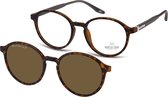 Montana Leesbril MRC4A +1:50 TURTLE inclusief Clip-on zonnebril
