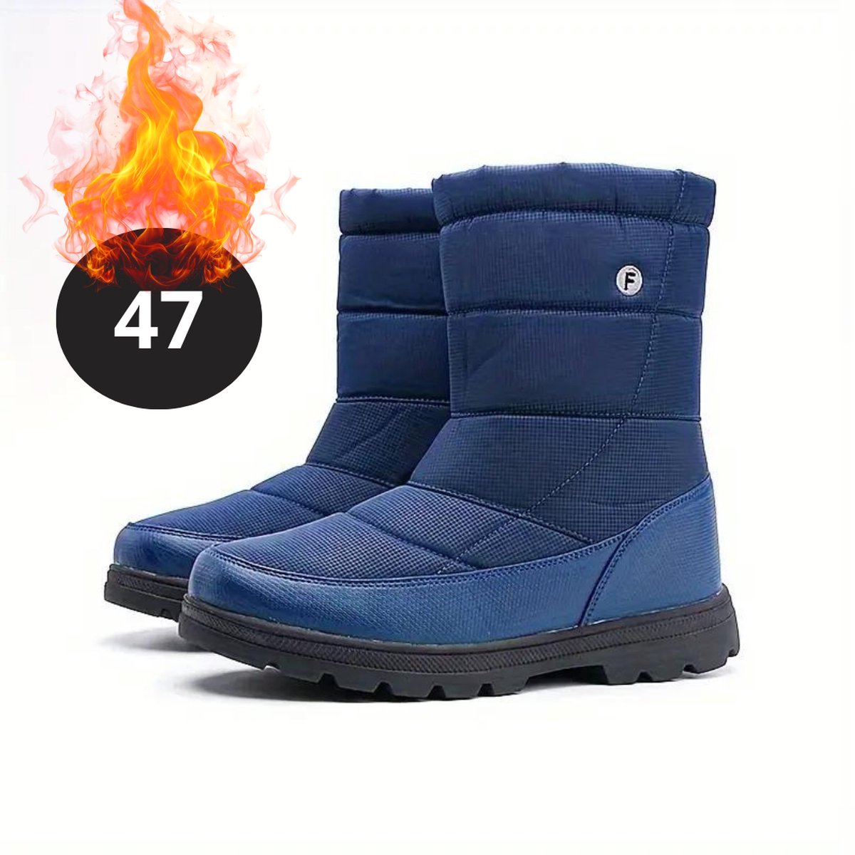 Bovista Snowboots - Sneeuwschoenen - Sneeuwboots - Heren - Wintersport - Ski - Skischoenen - Blauw - 47 - Buiten