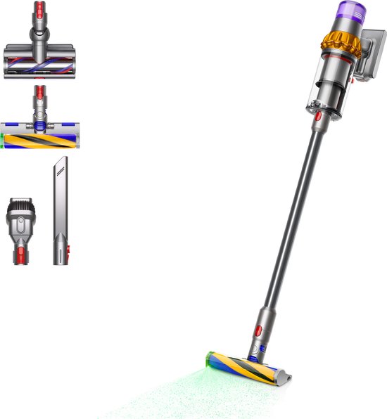 Dyson V15 Detect Abosulte - Steelstofzuiger - Zilver One Size / EU Plug