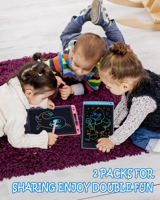 2-pack LCD Schrijftabletten Kleurrijke, Cadeau Schrijven Tekentafel Voor Kinderen Meisjes Jongens Volwassenen Verjaardag Doodle Krabbel Pad Speelgoed Leeftijd Voor 3 4 5 6 Jaar O 2-pack LCD Schrijftabletten Kleurrijke, Cadeau Schrijven Tekentafel Voor Kinderen Meisjes Jongens Volwassenen Verjaardag Doodle Krabbel Pad Speelgoed Leeftijd Voor 3 4 5 6 Jaar O