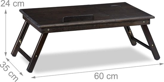 Bamboe laptoptafel met lade aanbieding bij Action