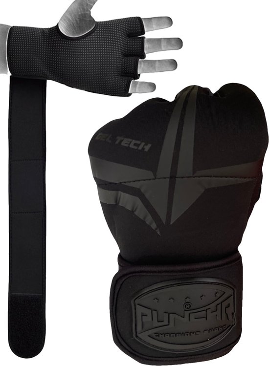 PunchR™ Gel Tech Neopreen Binnenhandschoenen Zwart - L