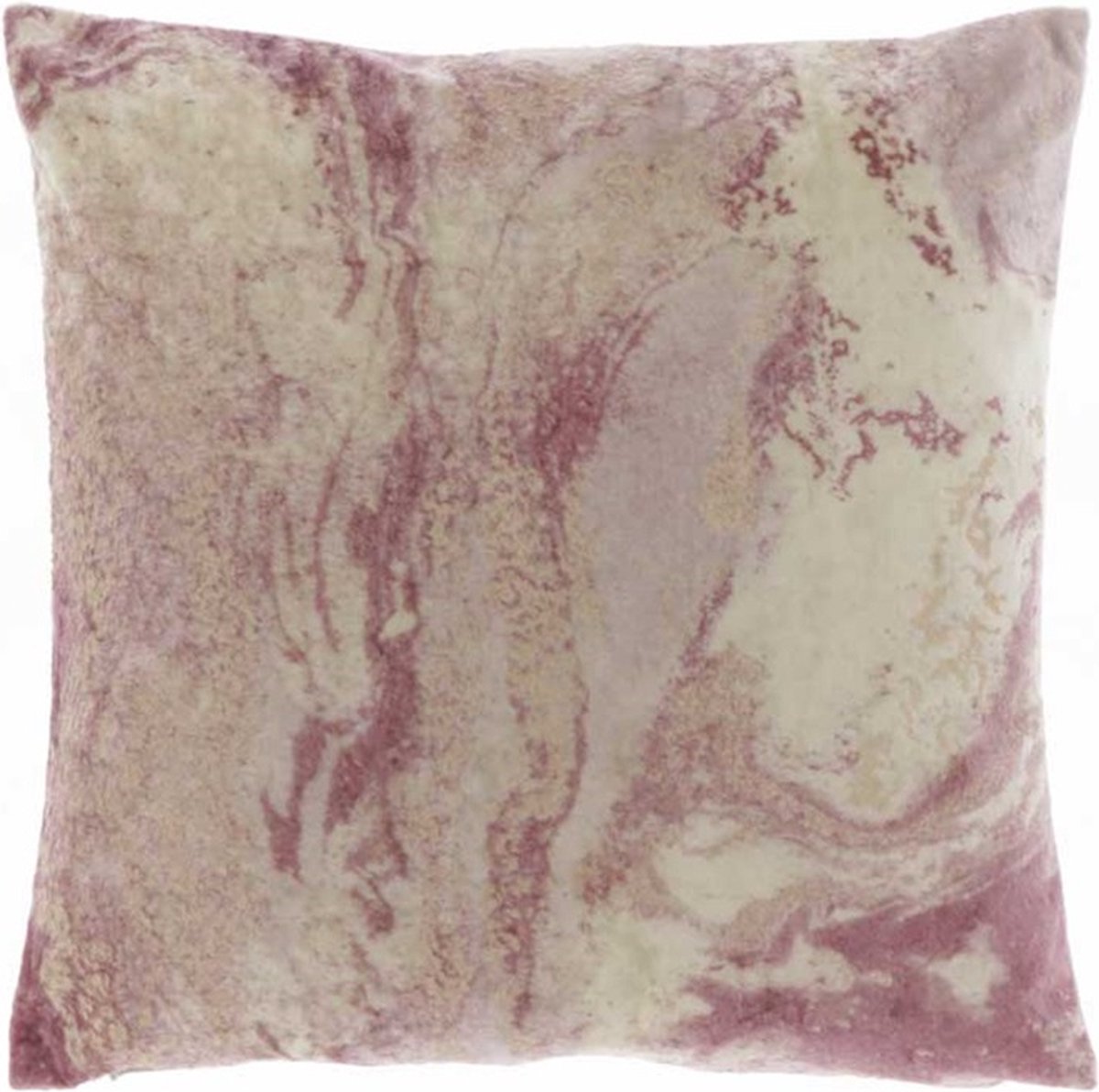 Unique Living D- Unique Living | Kussen Vince 45x45cm old pink | Kussen woonkamer of slaapkamer