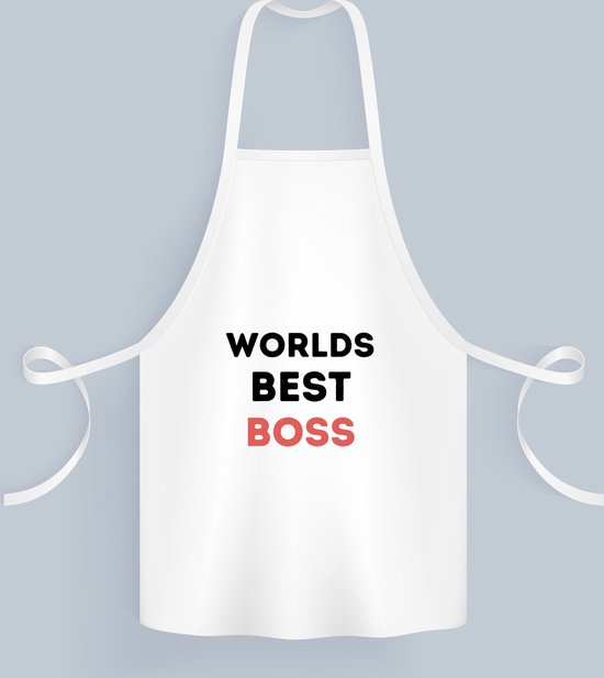 Akyol - meilleur patron du monde Tablier de cuisine - Patron - le meilleur patron - collègues - employés - cadeau d'anniversaire - anniversaire - cadeau - cadeau d'adieu - cadeau - joli cadeau - cadeau - cadeau - 82 par 71 cm