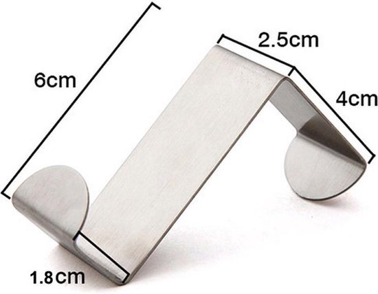 *** Ensemble de 3 crochets de porte en acier inoxydable - Perfect pour suspendre des serviettes et comme porte-manteau élégant pour porte-manteau de Heble® ***