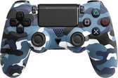 Bol.com Draadloze Game Controller - Geschikt voor PS4 - Camouflage Blauw aanbieding
