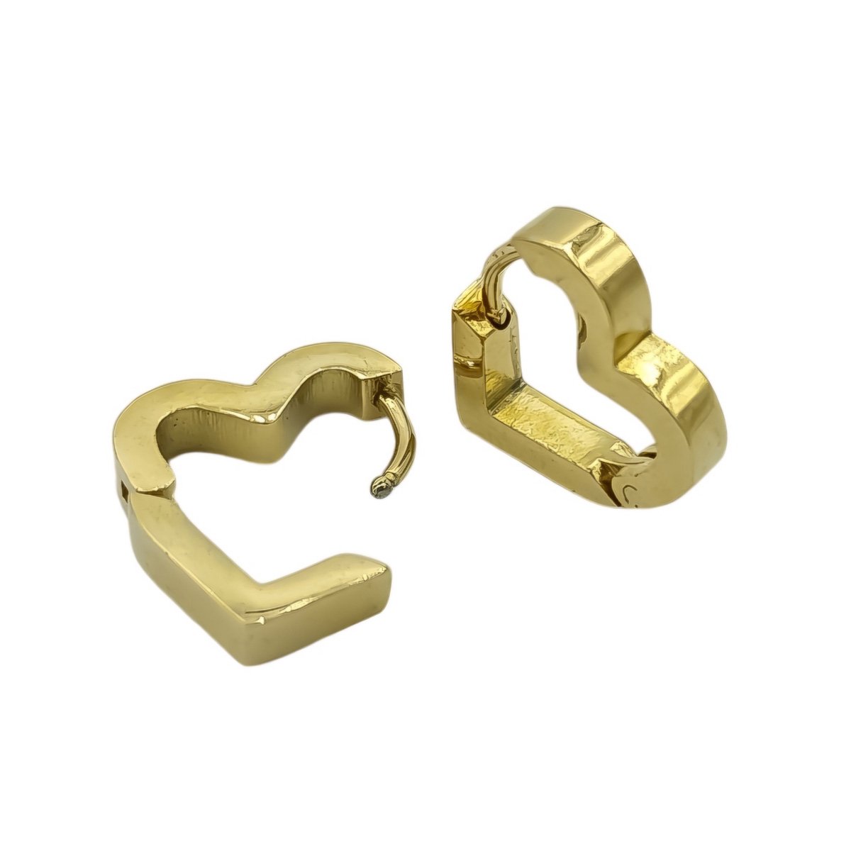 Hart oorbellen - Premium gold-plated staal - Goudkleurig