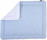 Childhome Flower Collection - Tapis de parc - Marqueur de parc - Wit/ Blauw