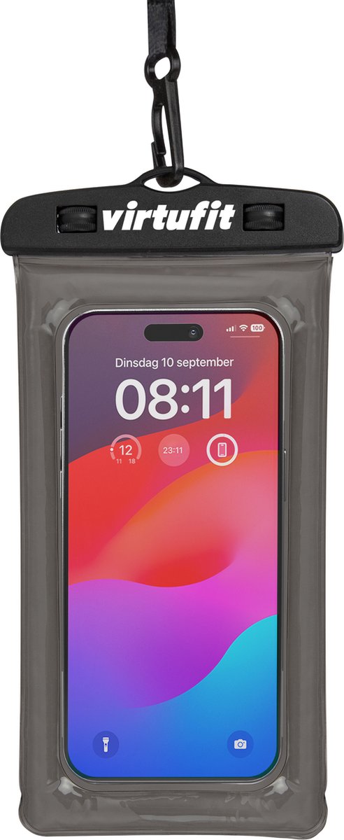 VirtuFit Waterdichte Telefoonhoes - Waterdicht telefoonhoeje - Waterdichte telefoonhoesjes - Drybag - Met koord