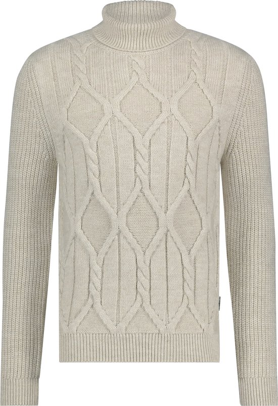 Coltrui Heren Grof Gebreide Wollen Trui Heren State Of Art Coltrui