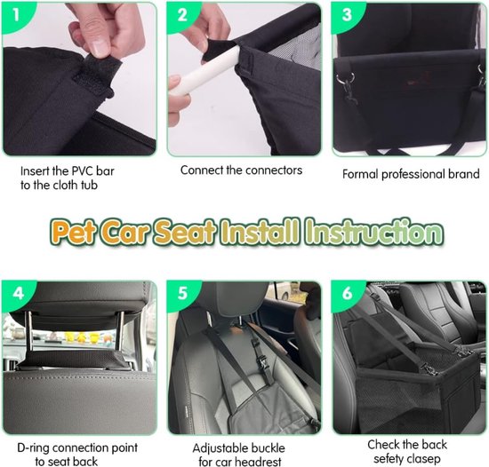 Voiture de panier de chien - chien de siège d’auto - chien de panier de voiture - voiture de siège de chien - coffre de voiture de panier de chien - voiture de coussin de chien - voiture de panier de Chiens