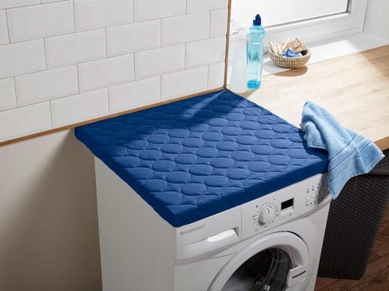 Housse De Protection Pour Machine à Laver Et Sèche-linge - En Terre De Diatomée, Antidérapante, Dimensions 40x60 Cm, Motif Lavande Bleu - 7