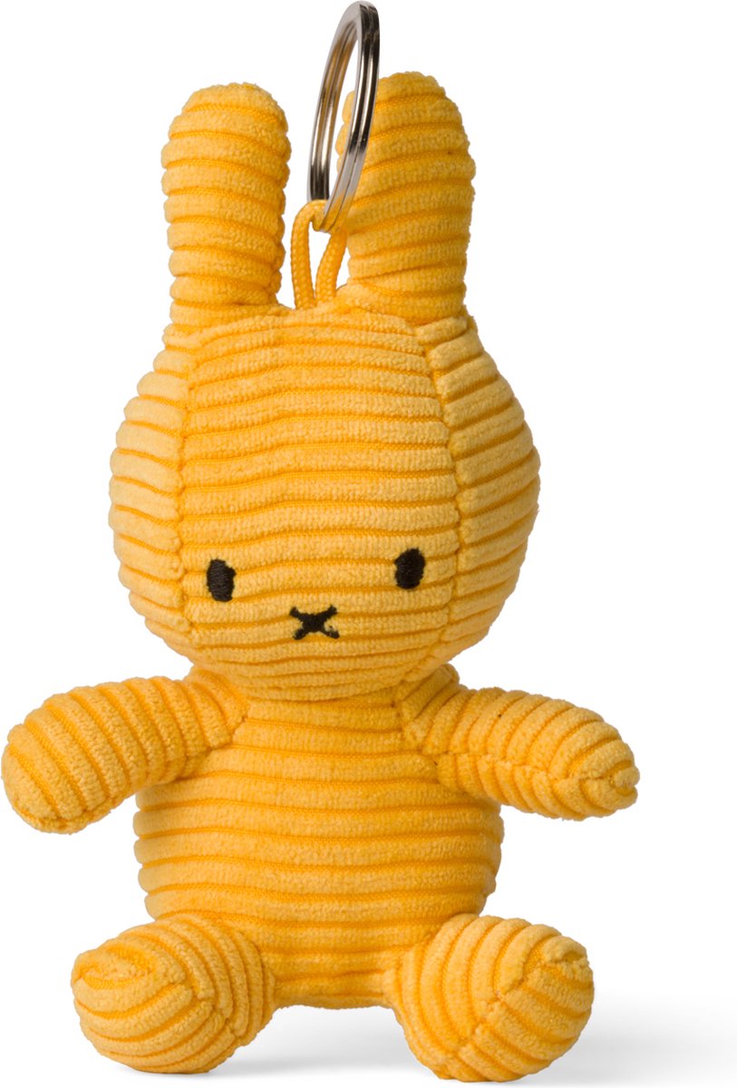Bon Ton Toys Nijntje - Keychain ECO Corduroy Yellow - 10 cm - 4" — afbeelding 2