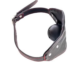 BDSM Mondgag Deluxe - Verstelbaar - Leather Look - Bal Mond Gag